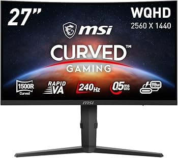 Amazon.co.jp: MSI 湾曲ゲーミングモニター MPG 275CQRXF 27